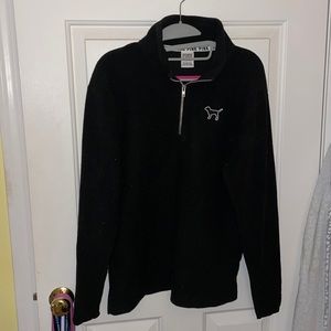 Black Pullover Fleece from Pink